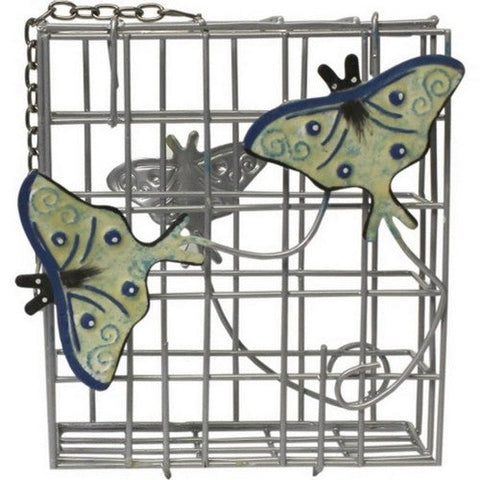 Heath, Luminescence Glow In The Dark Metal Suet Cake Fdr, 1 CAKE CAP,Natural