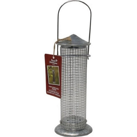 Audubon, Rustic Farmhouse Silo Sunflower Seed Feeder, .5 Lbs CAP