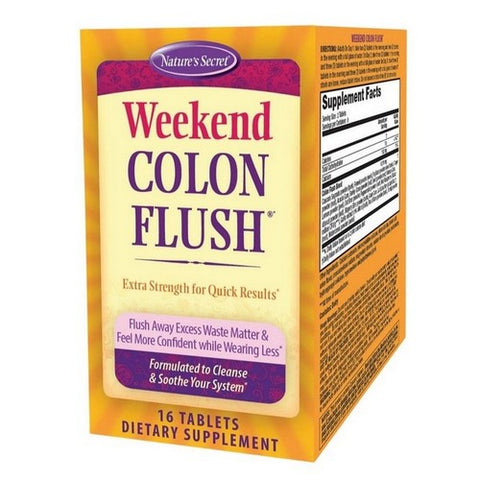 Nature's Secret, Weekend Colon Flush, 16 Tabs