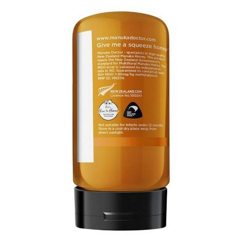 Multifloral Manuka Honey MGO 80 Plus 10.58 Oz (Case Of 6) by Manuka Doctor