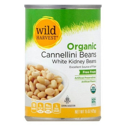Wild Harvest, Organic Cannellini Beans, 15 Oz (Case Of 12)