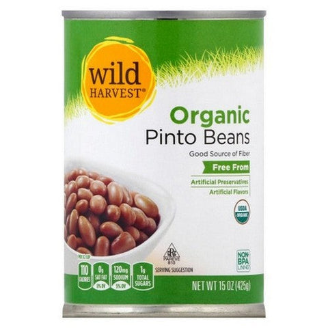 Wild Harvest, Organic Pinto Beans, 15 Oz (Case Of 12)