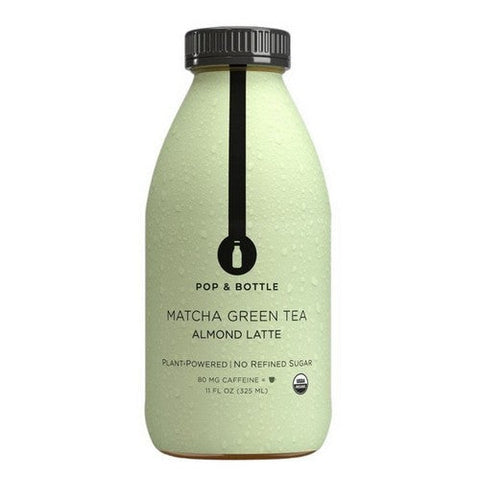 Matcha Green Tea Almond Latte 11 Oz (Case Of 6) by Pop & Bottle