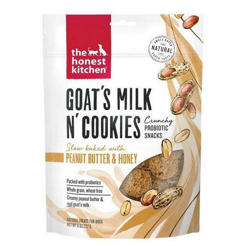 Goat's Milk N' Cookies Dog Treats Peanut Butter And Honey 8 Oz (Case Of 6) by The Honest Kitchen