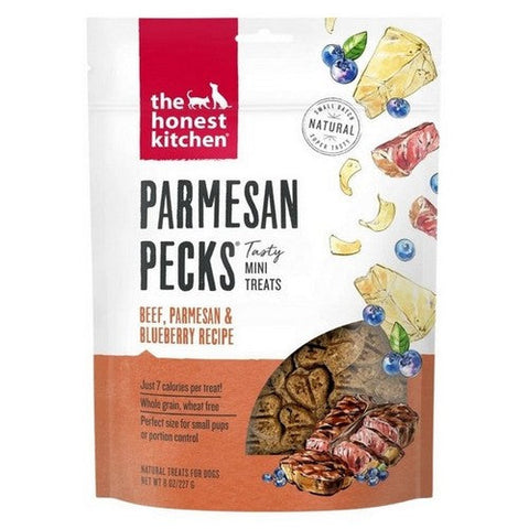 Parmesan Pecks Mini Dog Treats Beef And Blueberry 8 Oz (Case Of 6) by The Honest Kitchen