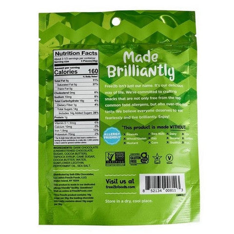 Dark Chocolate Mint Mini 3.5 Oz (Case Of 6) by Free2B