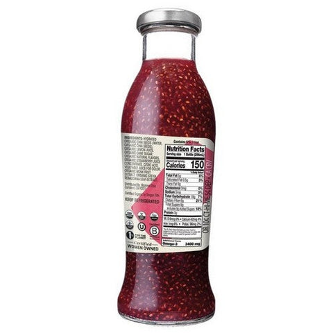 Mamma Chia, Organic Chia Beverage Strawberry Lemonade, 10 Oz (Case Of 12)