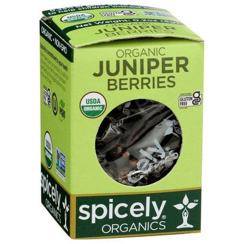Organic Juniper Berries 0.2 Oz (Case Of 6) by Spicely Organics