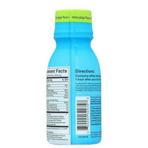 Morning Recovery Lemon Ginger 3.4 Oz (Case Of 6) by More Labs