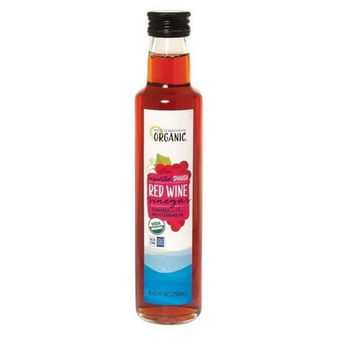 Organic Vinegar Red Wine 8.45 Oz (Case Of 6) by Mediterranean Organics