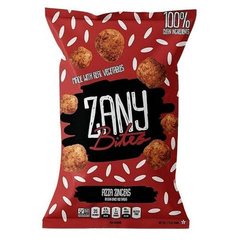 Pizza Zingers Rice Snack 1.75 Oz (Case Of 5) by Zany Bites