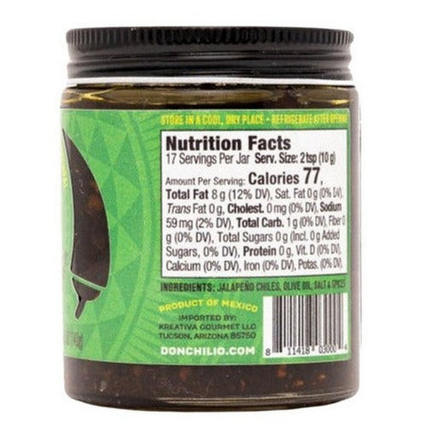 Mild Jalapeno Mexican Chile Crisp 5 Oz (Case Of 6) by Don Chilio