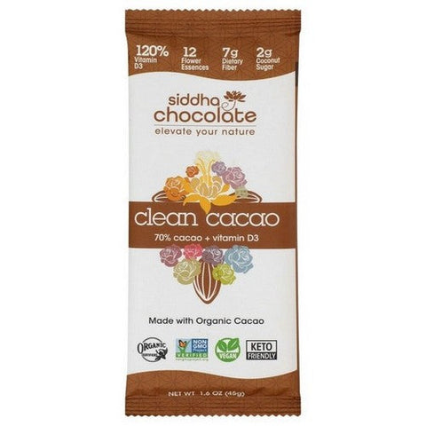 Siddha Chocolate Clean Cacao 45 Grams (Case Of 6) by Siddha Remedies