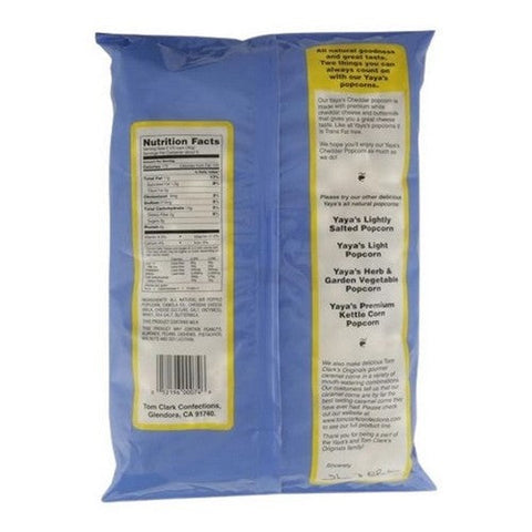 Cheddar Cheese Popcorn 6 Oz (Case Of 12) by Yaya Organics