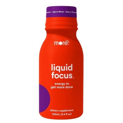 Liquid Focus Berry Shot 3.4 Oz (Case Of 6) by More Labs