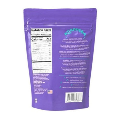 Chocolate Truffle Cones 2.54 Oz (Case Of 6) by Acappella