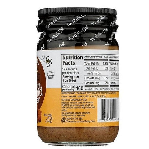 Almond Butter Coffee Substitute Crunchy 12 Oz (Case Of 6) by Maisie Janes