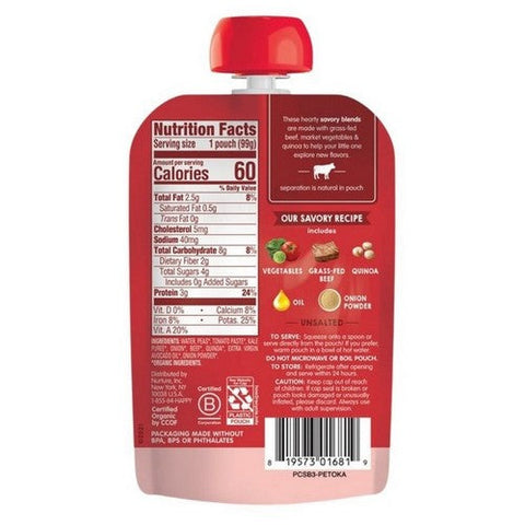 Beef Veg Quinoa Stew 3.5 Oz (Case Of 16) by Happy Baby Food