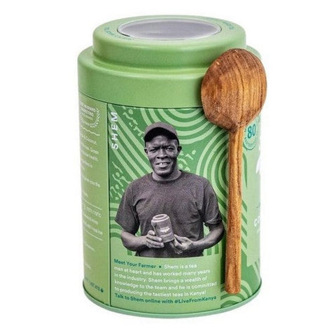 JusTea, Coconut Green Loose Leaf Tea, 100 Grams X 6