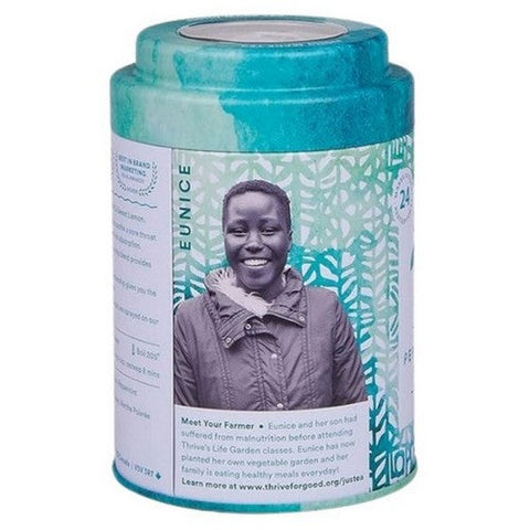 JusTea, Peppermint Detox Pyramid Herbal Tea, 0.5 Oz X 12 Packets (Case of 6)