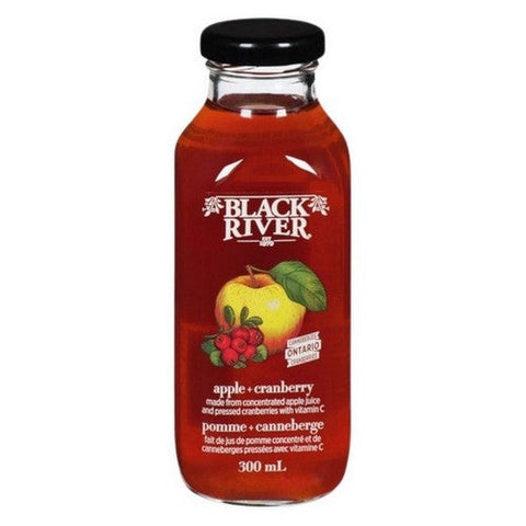 Black River, Apple And Cranberry Juice, 300 Ml (Case Of 12)