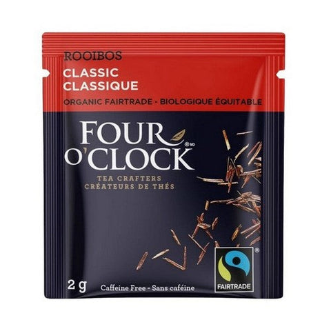 Four O'Clock Tea, Organic Fairtrade Classic, 16 Bags (Case Of 6)