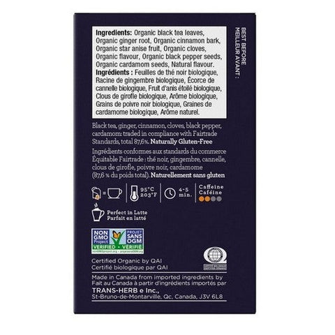 Four O'Clock Tea, Organic Fairtrade Black Tea, 16 Bags (Case Of 6)