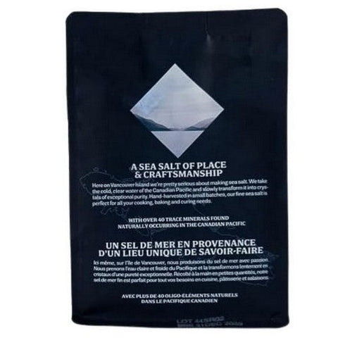 Vancouver Island Sea Salt, All Natural Fine Grain Sea Salt, 300 Grams (Case Of 12)