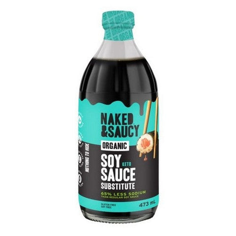 Naked & Saucy, Organic Keto Soy Sauce Substitute, 473 Ml (Case Of 6)