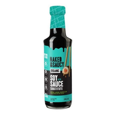 Naked & Saucy, Organic Keto Soy Sauce Substitute, 296 Ml (Case Of 6)