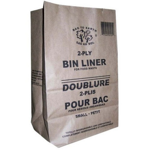 Bag To Earth, Bin Liner Food Waste Bags, 10 Count (Case Of 20)