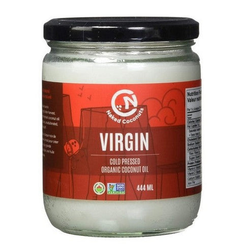 Naked Coconuts, Organic Virgin Coconut Oil, 444 Ml (Case Of 6)