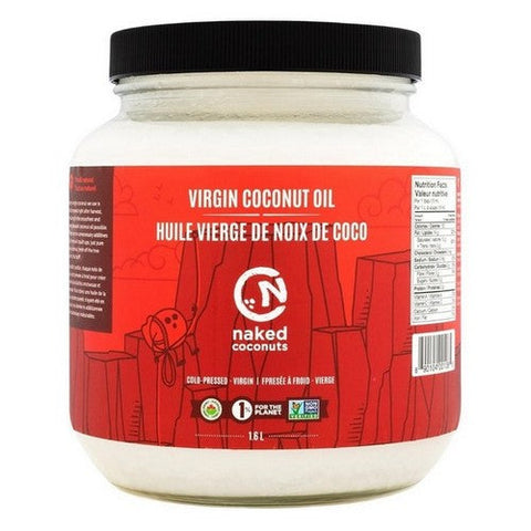 Naked Coconuts, Organic Virgin Coconut Oil, 1.6 Liters (Case Of 6)