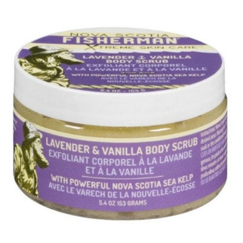 Nova Scotia Fisherman, Lavender And Vanilla Body Scrub, 153 Grams
