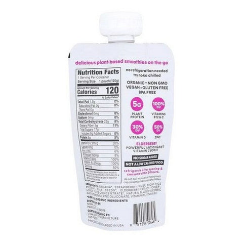 Noka, Organic Superfood Smoothie Strawberry Banana, 4.22 Oz (Case Of 6)