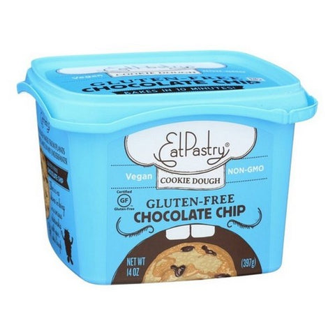 Eat Pastry, Gluten Free Chocolate Chip Cookie Dough, 14 Oz (Case Of 6)