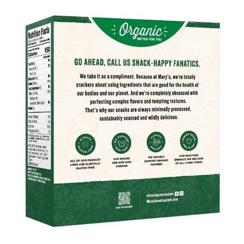 Marys Gone Crackers, Organic Super Seed Crackers Jalapeno, 5.5 Oz (Case Of 6)