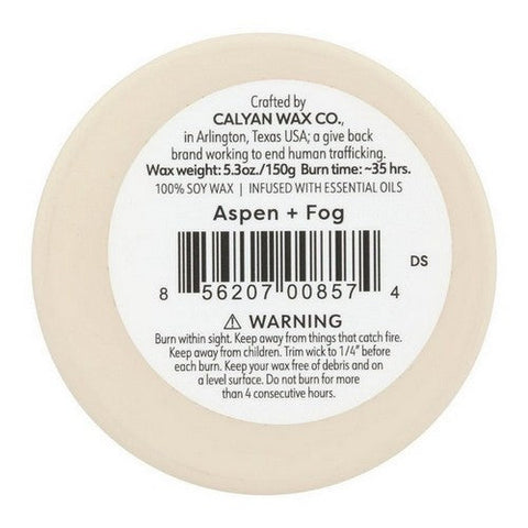 Laurel Foods, Aspen Plus Fog Soy Candle, 5.3 Oz (Case Of 6)