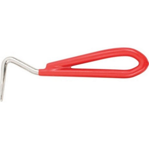 Partrade, Vinyl Coat Handle Hoof Pick, 5.5 Inches, Red