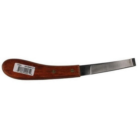 Partrade, Wide Single Blade Hoof Knife - Left Handed, 8 IN