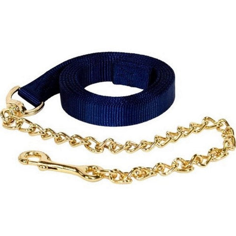 Hamilton, Hamilton Nylon Lead W/Chain & Snap, 7 Feet,Navy