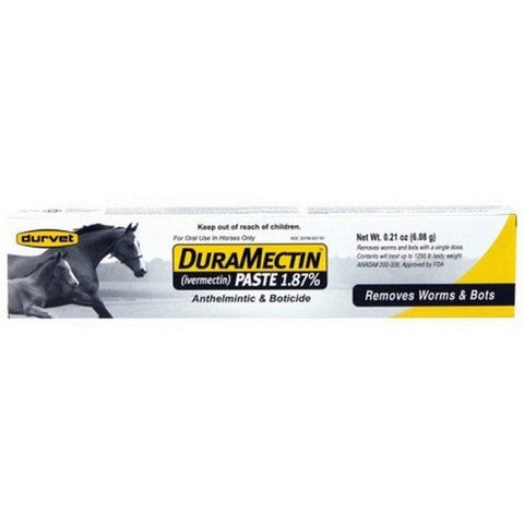 Durvet, Durvet Duramectin Ivermectin Paste 1.87% For Horse, 6.08 GM