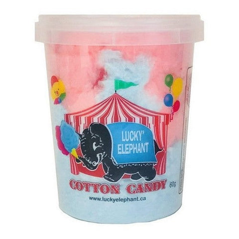 Lucky Elephant, Cotton Candy, 60 Grams (Case Of 24)