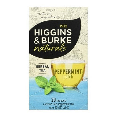 Higgins & Burke, Herbal Tea Peppermint, 20 Bags (Case Of 20)