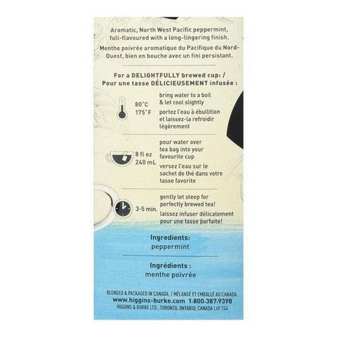Higgins & Burke, Herbal Tea Peppermint, 20 Bags (Case Of 20)
