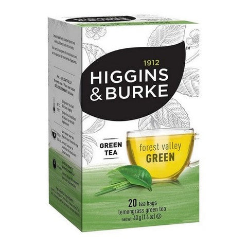 Higgins & Burke, Green Tea, 20 Bags (Case Of 20)