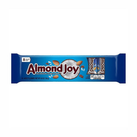 Almond Joy, Coconut And Chocolate Snack Size Candy Bar, 4.8 Oz (Case Of 24)
