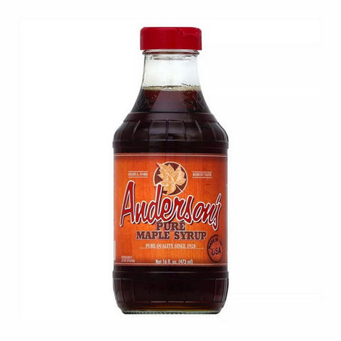 Anderson's, Pure Maple Syrup Grade A, 16 Oz (Case Of 12)