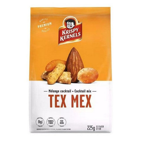Krispy kernels, Tex Mex Cocktail Mix, 225 Grams (Case Of 14)