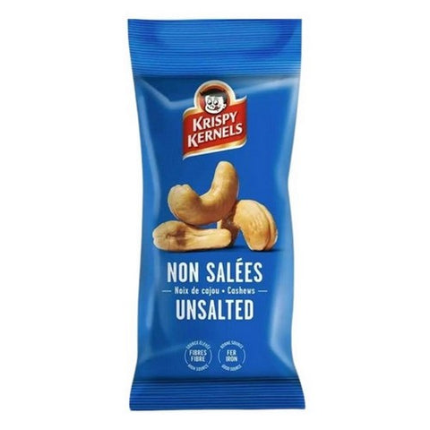 Krispy kernels, Unsalted Cashew Nuts, 60 Grams (Case Of 24)